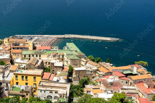 Meta di Sorrento, Naples: the coast at summer