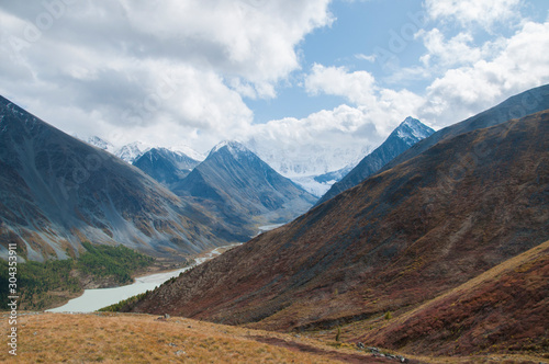 landscape in the mountains of Altay
