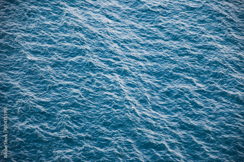 surface of blue water of Baikal lake