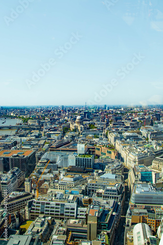 Aerial view of Central London