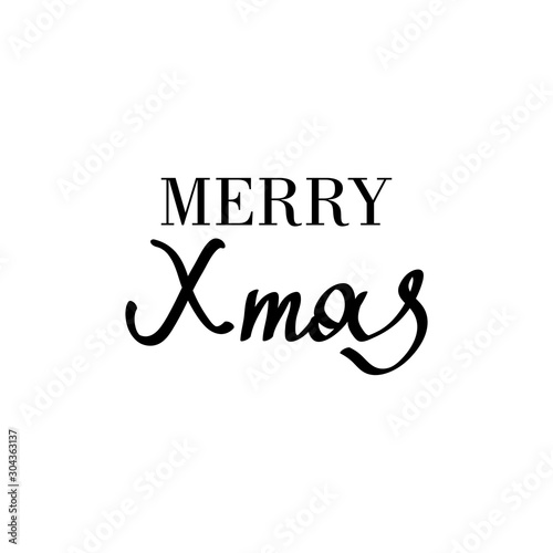 X mas lettering