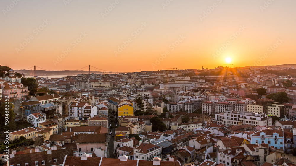 Sunset on Lisbon