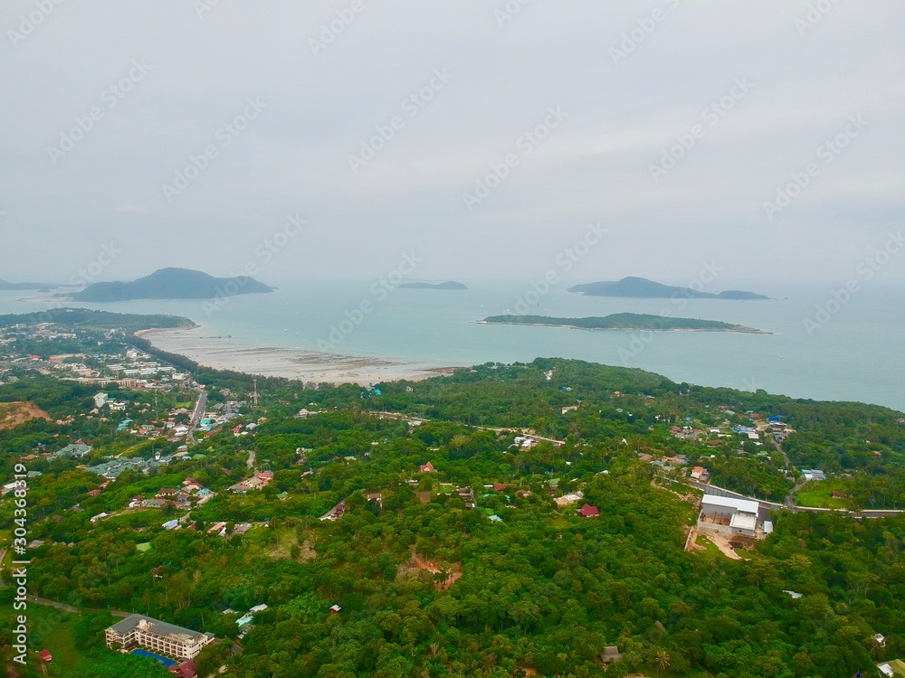 view of islands in phuket Thailand 