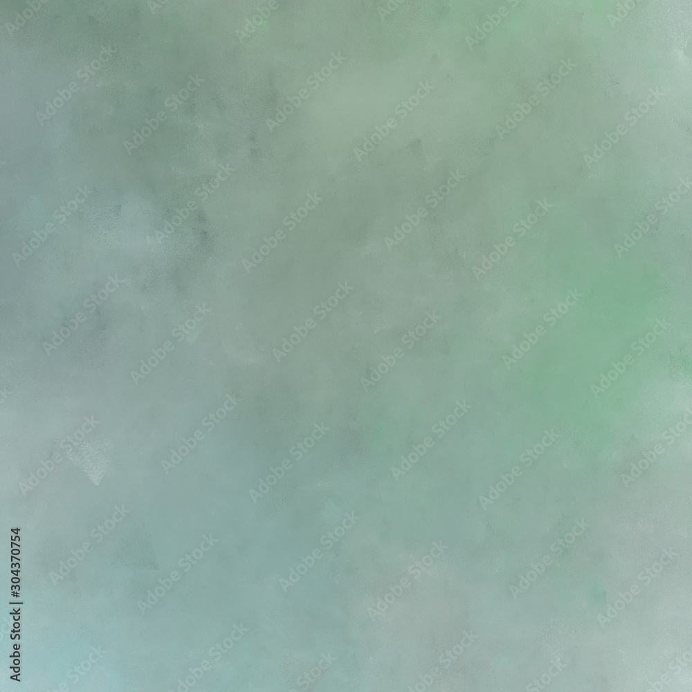 square graphic painted clouds with dark sea green, silver and pastel blue colors. can be used as texture pattern or for wallpaper design