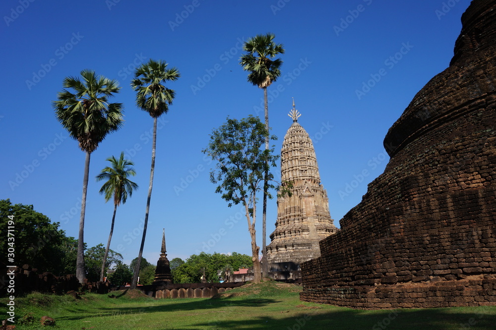 Wat Phra Si Rattana Mahathat - Chaliang at Si Satchanalai Historical Park  ,Sukhothai Province,Si Satchanalai inThailand.