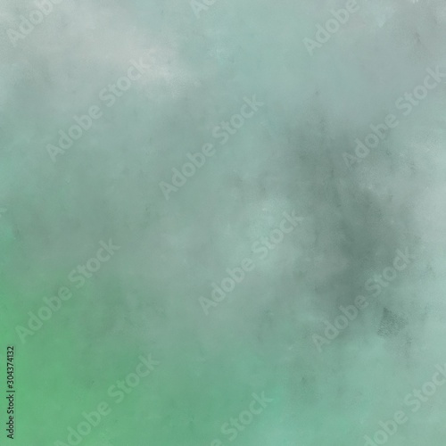 quadratic graphic cloudy background with dark sea green, silver and medium sea green colors. can be used as texture pattern or wallpaper