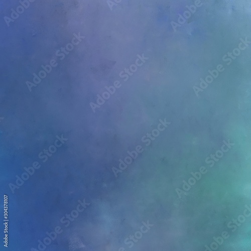 quadratic graphic painted fog with teal blue, blue chill and cadet blue colors. can be used as texture or background