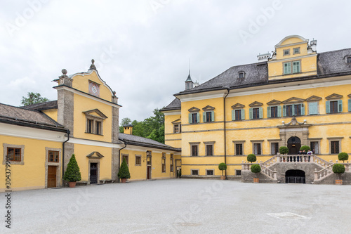 26 May, 2019. Austria, Hellbrunn. Castle and water gardens