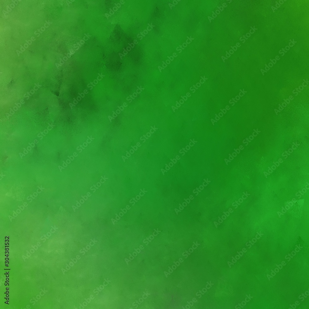 square graphic painted fog with forest green, moderate green and lime green colors. can be used as texture element, backdrop or wallpaper