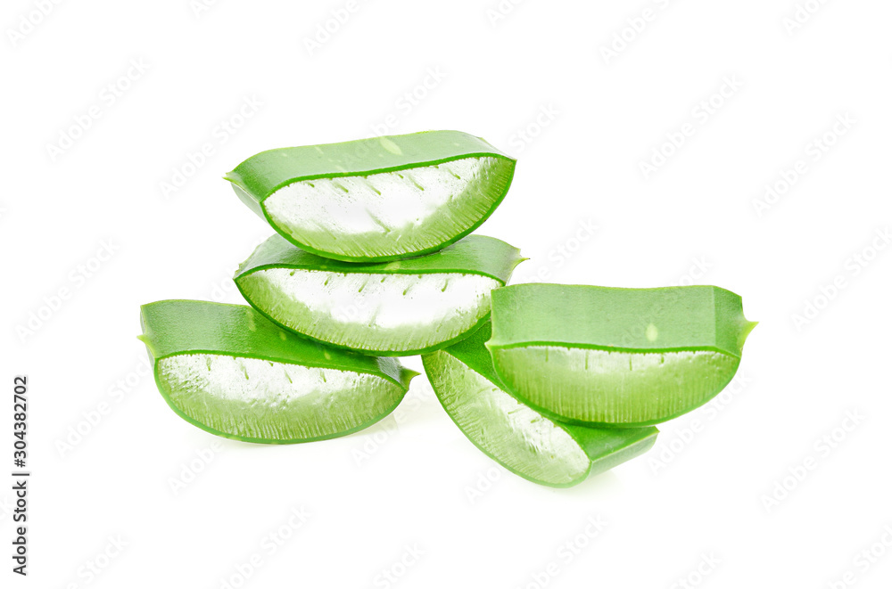 custom made wallpaper toronto digitalAloe vera slice on white background