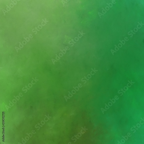 square graphic painted fog with sea green, moderate green and dark olive green colors. can be used as texture or background