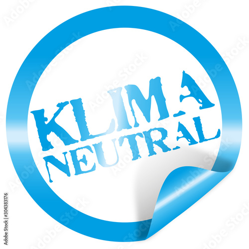 Klimaneutral Button