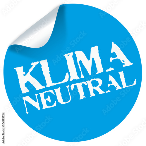 Button Klimaneutral 