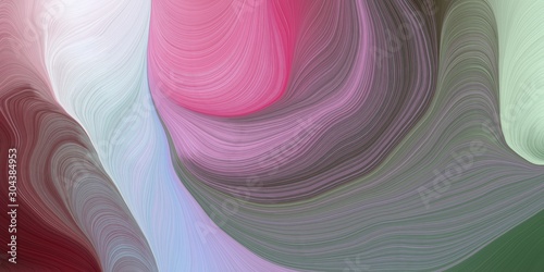modern soft swirl waves background illustration with old lavender, light gray and pale violet red color