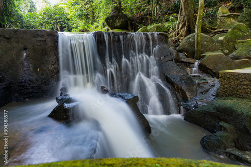 Amazig Waterfall at the Secret Buddha Garden on Ko Samui  Thailand