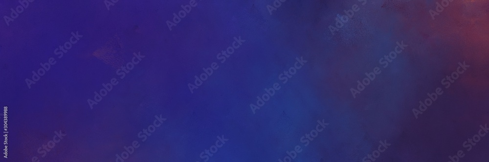 midnight blue, old mauve and very dark violet colored vintage abstract painted background with space for text or image. can be used as header or banner