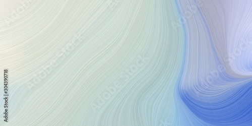 modern waves background illustration with light gray, royal blue and light pastel purple color © Eigens
