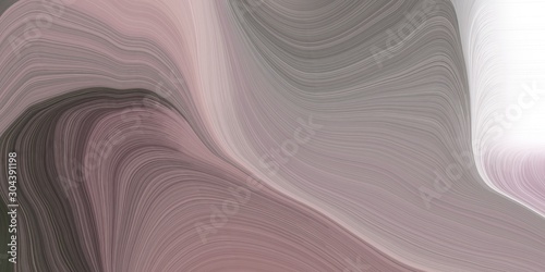 abstract waves illustration with gray gray, lavender and dark slate gray color
