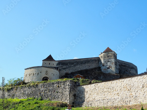 Romania Rasnov ancient fortress in Autumn