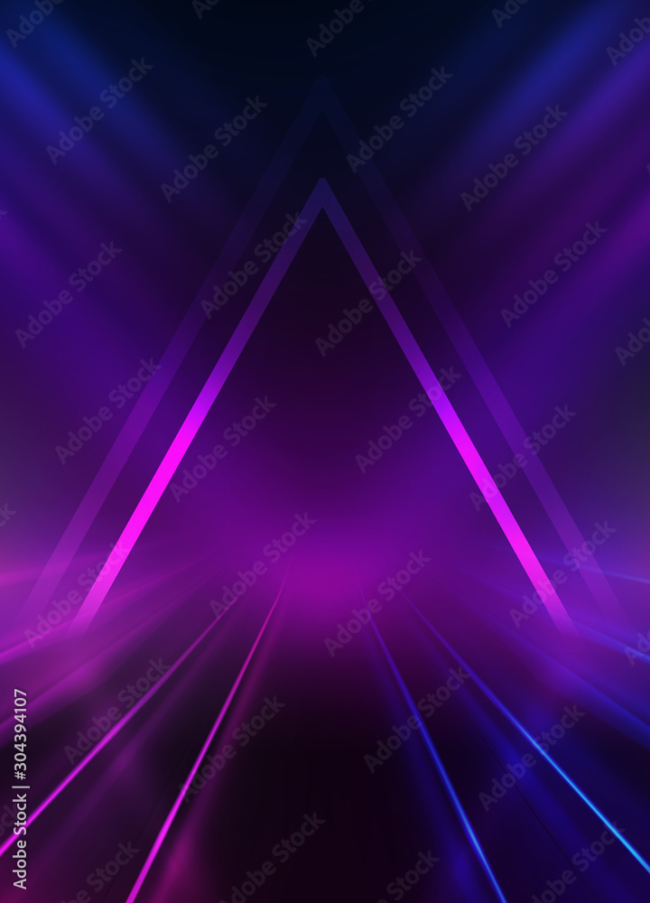 Empty dark abstract background. Background of an empty show scen