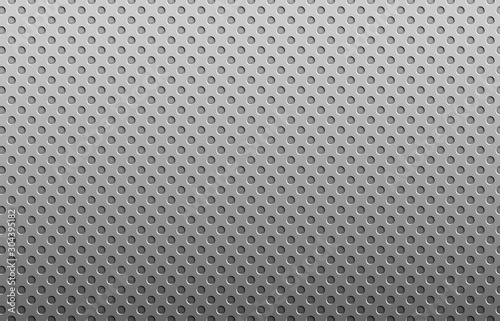 Abstract steel wall full of holes background
