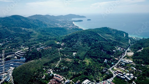 Aerial view of Patong Beach Thailand