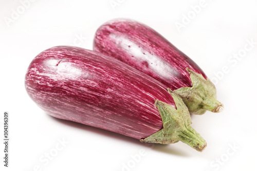 Wallpaper Mural eggplant isolated on white background Torontodigital.ca