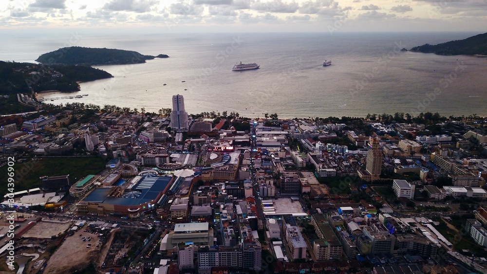 aerial view of PATONG phuket 