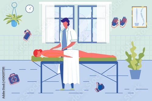 Spa Salon or Medicine Massage Healthcare Procedure