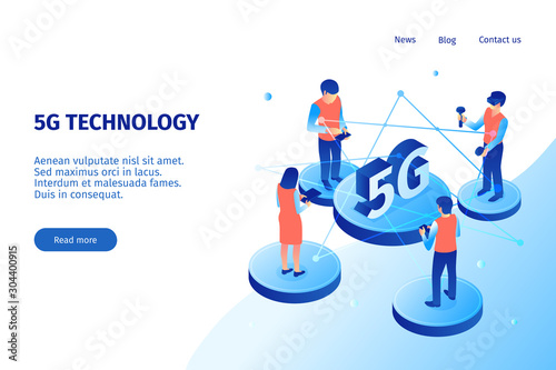5G Connecting People Banner