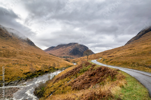 Highlands Twisting Road