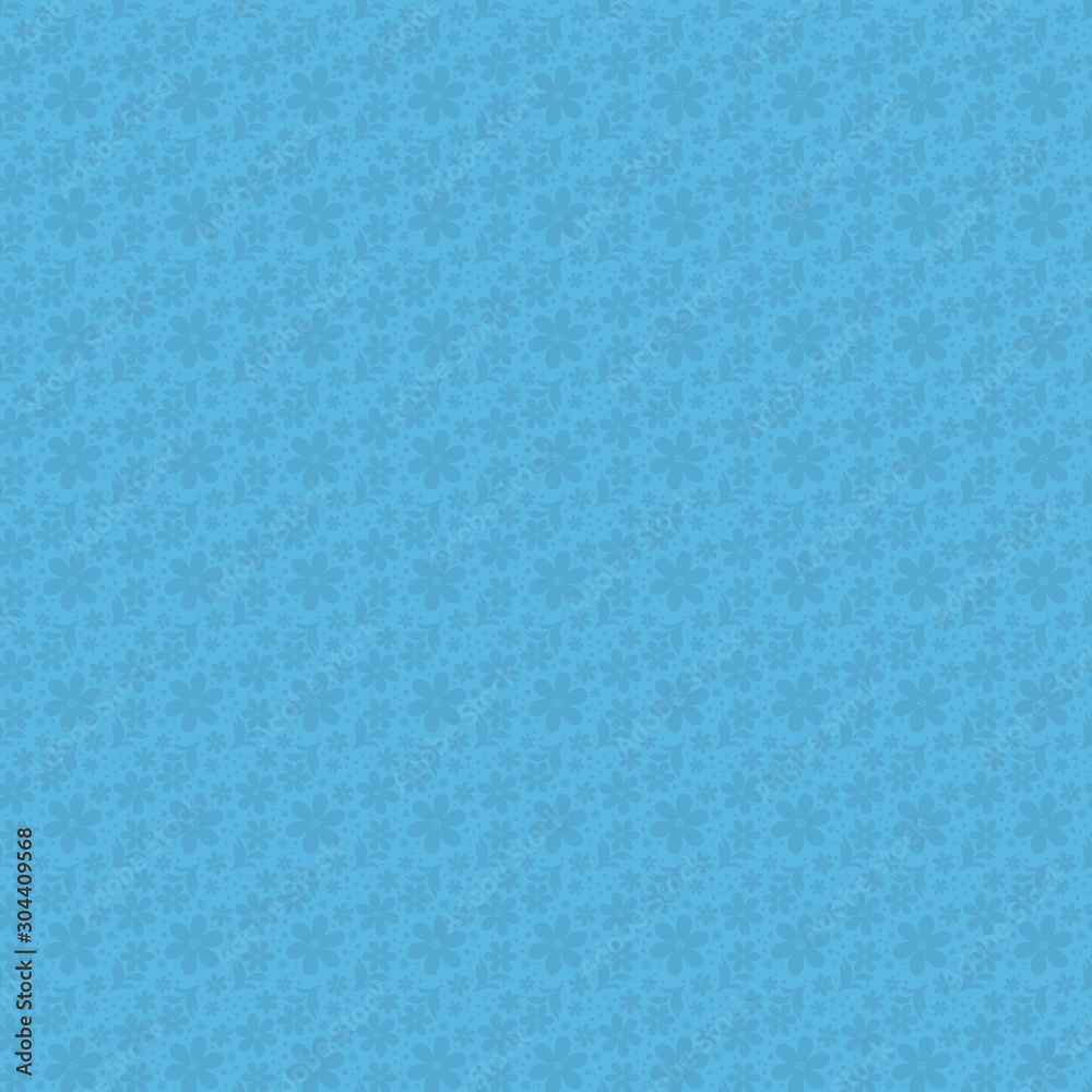 Blue floral background, festive seamless pattern Blue floral background, festive seamless pattern