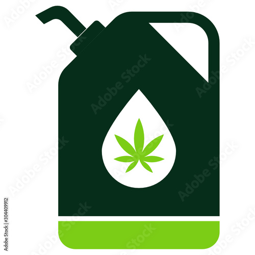 Cannabidiol Vector cbd oil Icon Design