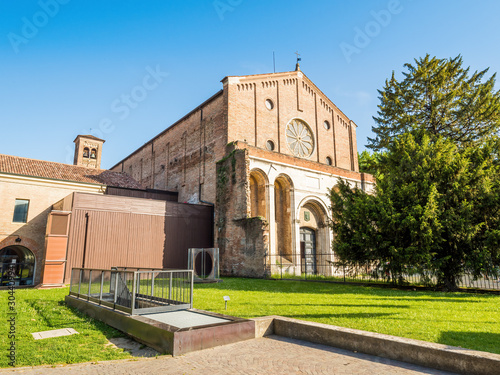 Padua, Italy: Church of the Eremitani. Padua is a city in the Veneto region of Italy known for the frescoes by Giotto of Scrovegni Chapel and for great Basilica of Saint Anthony.