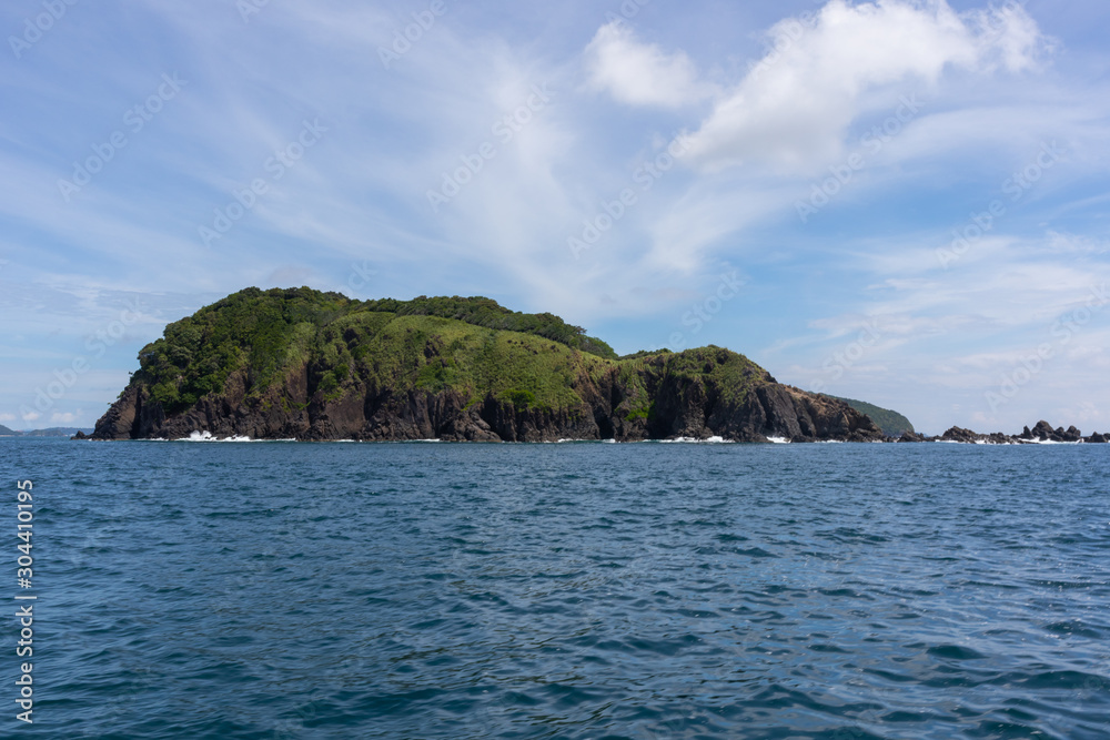sea and mountain view in yacht cruise at Phuket, Thailand sea and mountain view in yacht cruise at Phuket, Thailand