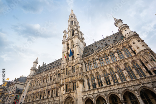 Town hall on the Grand place, Brussels, Belgium