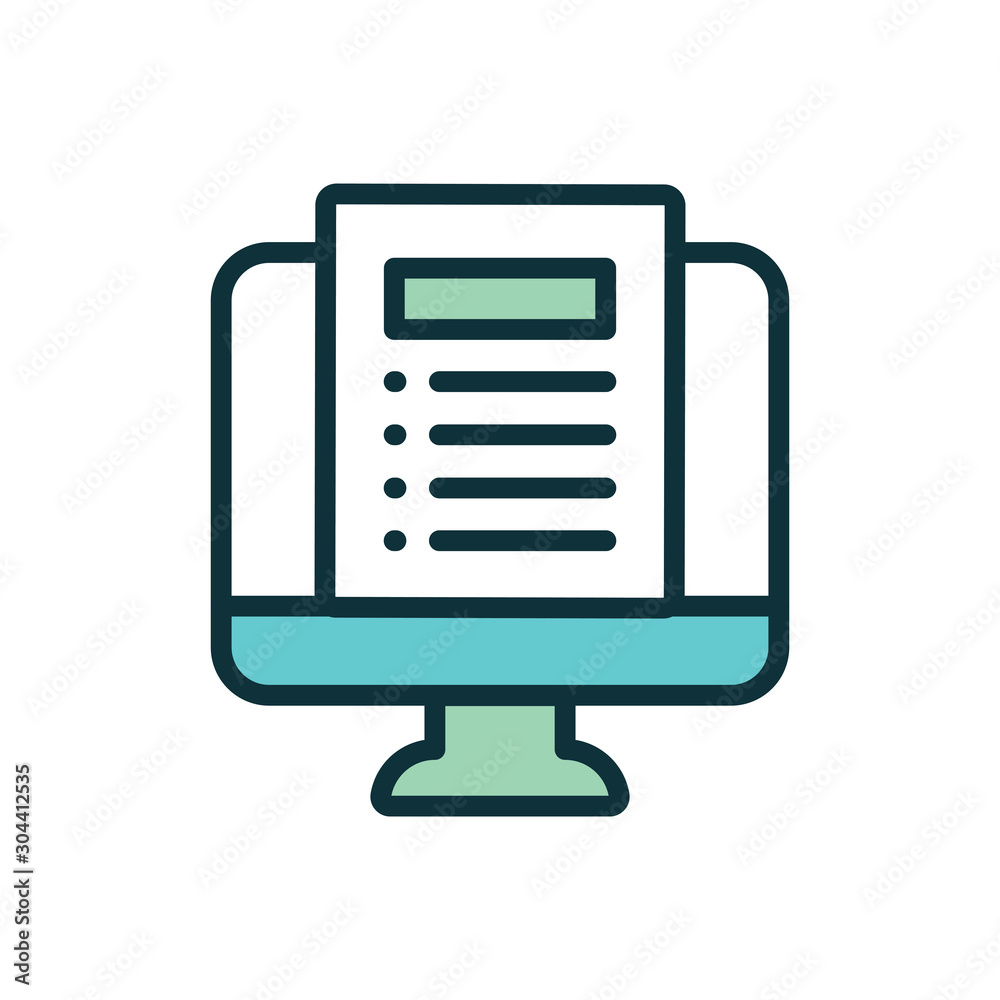 In Compliance Icon with paper, checks & list