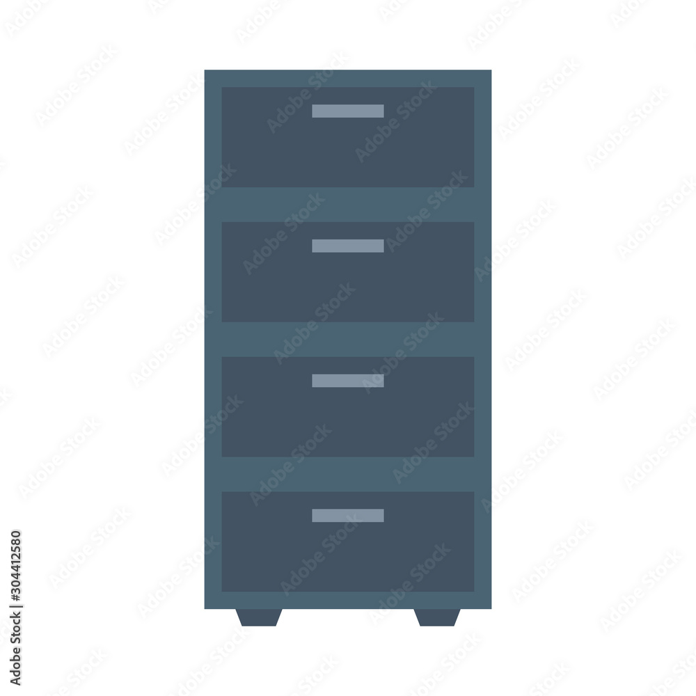 Chest of Drawers Vector illustration. Modern flat design graphic elements. Chest of Drawers Vector illustration. Modern flat design graphic elements.