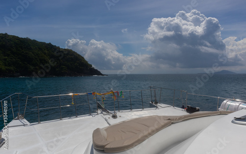 view of luxury yacht cruise at Phuket  Thailand