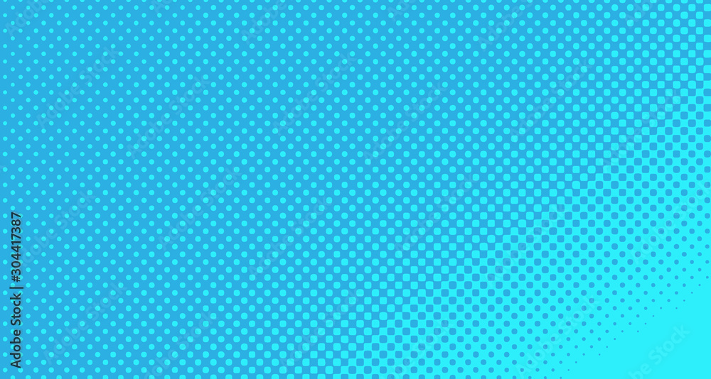 Blue halftone pop art background abstract vector comics style blank layout template with clouds beams and isolated dots pattern. For sale banner for your designe 1960s. with copy space eps10 Blue halftone pop art background abstract vector comics style blank layout template with clouds beams and isolated dots pattern. For sale banner for your designe 1960s. with copy space eps10
