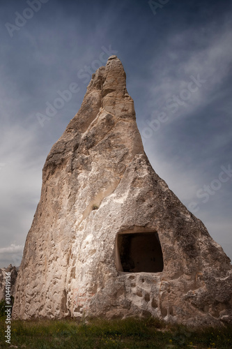 images of the cappodocia rock formations in Turkey photo