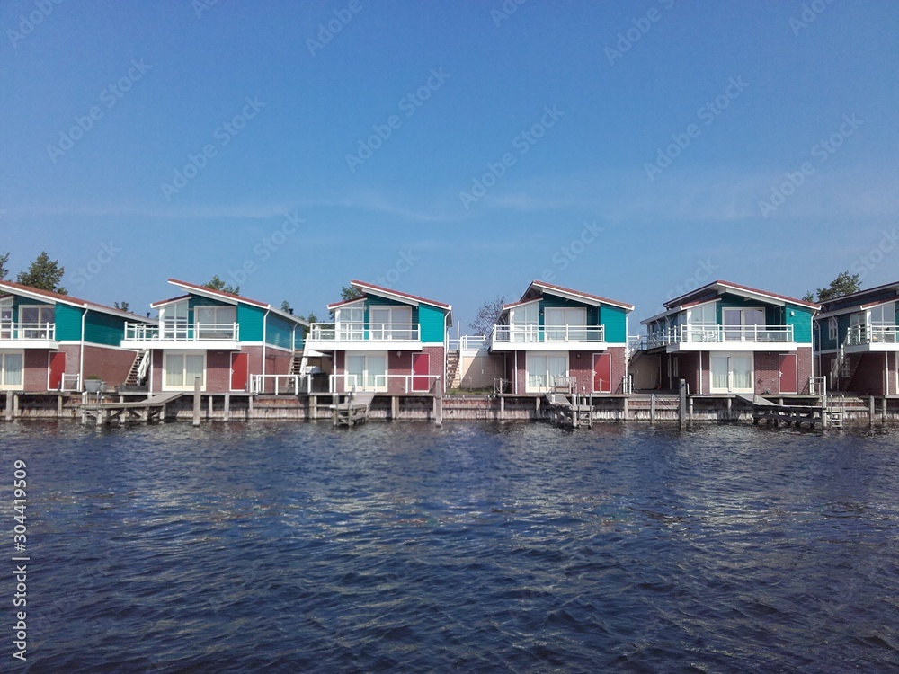 Houses on water
