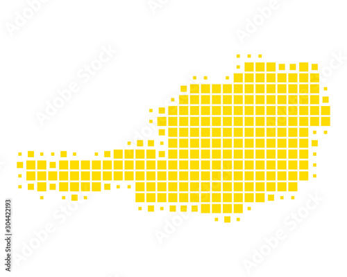 Karte von österreich