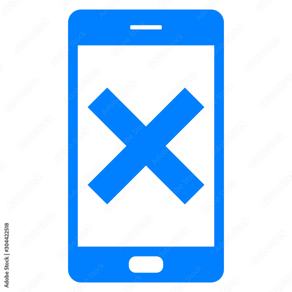 Obraz premium Kreuzung und Smartphone