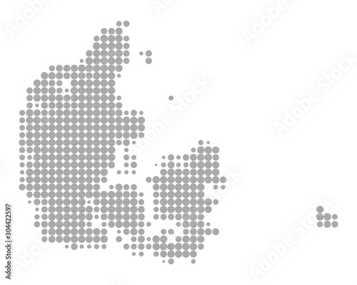 Karte von Dänemark