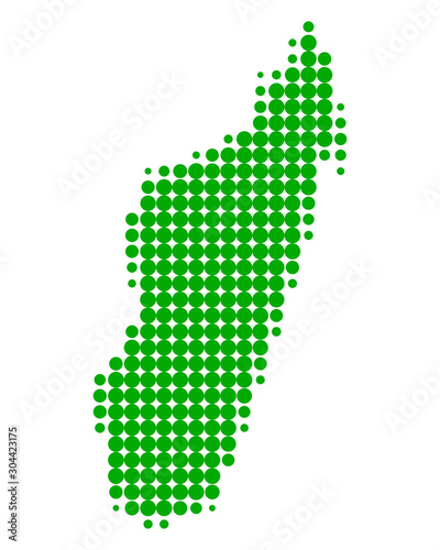 Karte von Madagaskar
