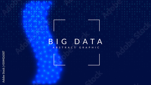 Quantum innovation computer. Digital technology. Artificial intelligence, deep learning and big data concept. Tech visual for computing template. Colorful quantum innovation computer backdrop.
