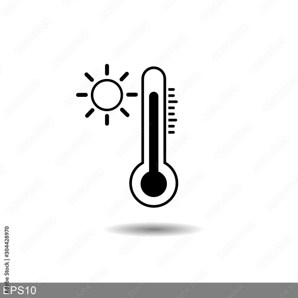thermometer hot icon ,From forecast, Climate and Meteorology icons, widget icons.vector Illustration thermometer hot icon ,From forecast, Climate and Meteorology icons, widget icons.vector Illustration