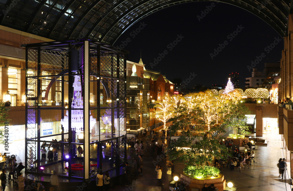 【東京の夜景】恵比寿ガーデンプレイスのイルミネーション