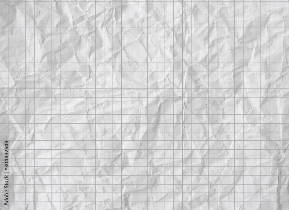 Naklejka premium crumpled white paper